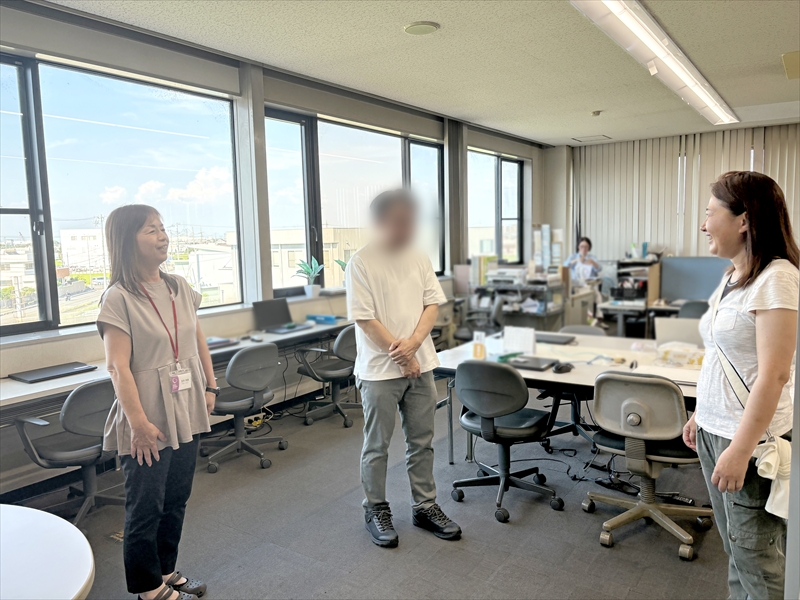 卒業生の来訪