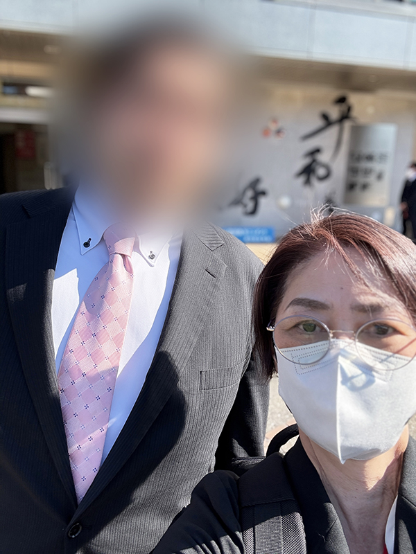 障害者就職面接会参加者と同行スタッフ