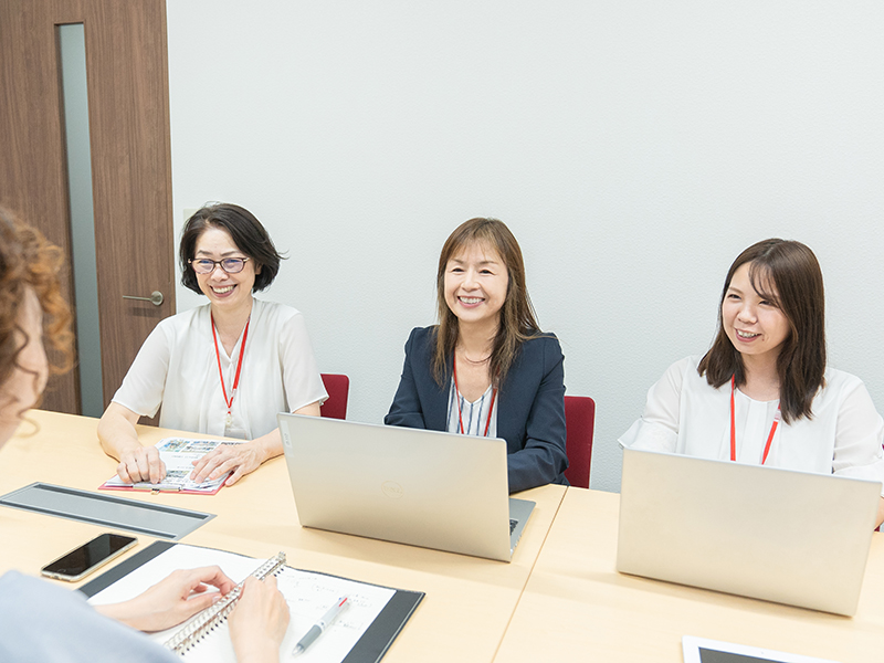 支援員との面談のイメージ