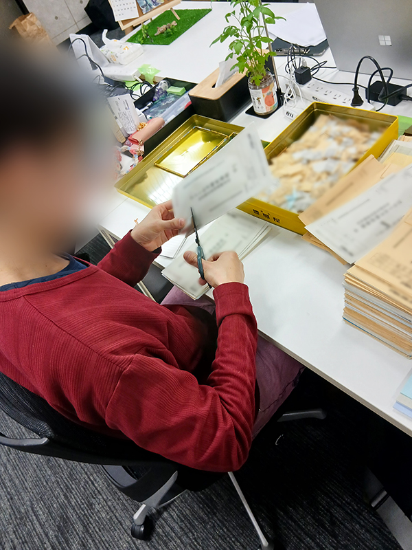 企業実習の様子